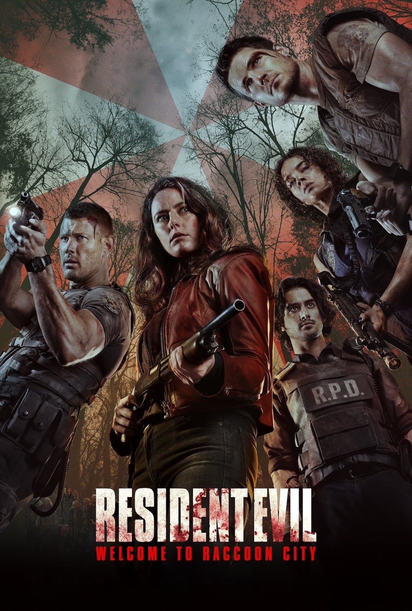 Resident Evil: Welcome to Raccoon City movie poster print