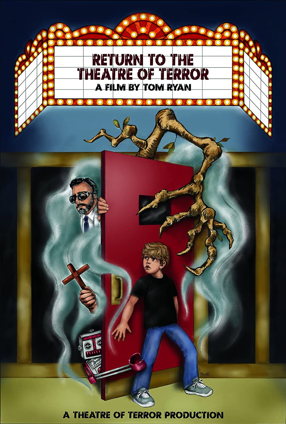 Return to the Theatre of Terror movie poster print