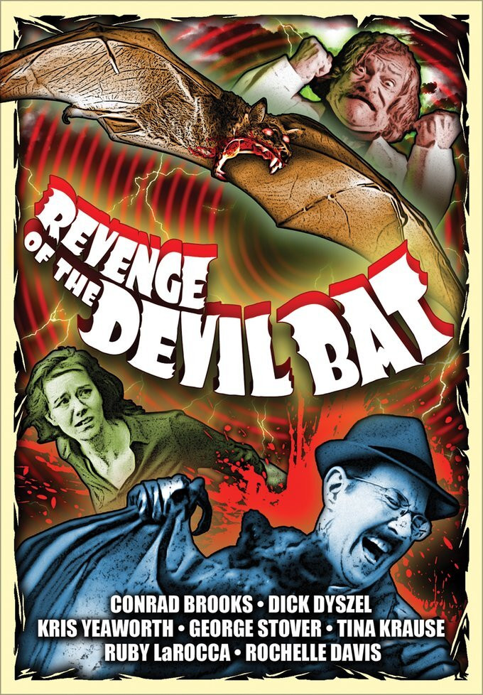 Revenge of the Devil Bat movie poster print