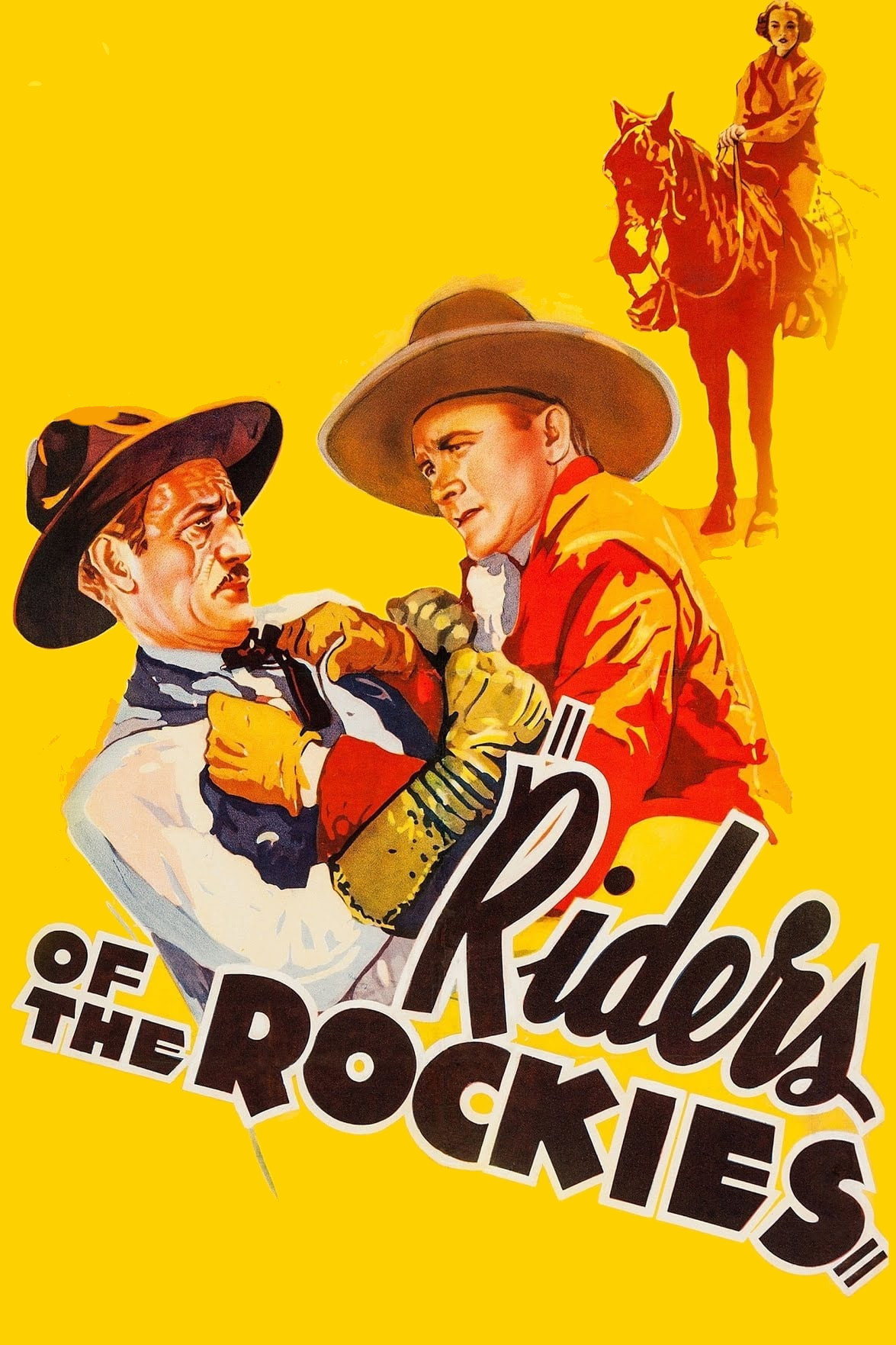 Riders of the Rockies movie poster print
