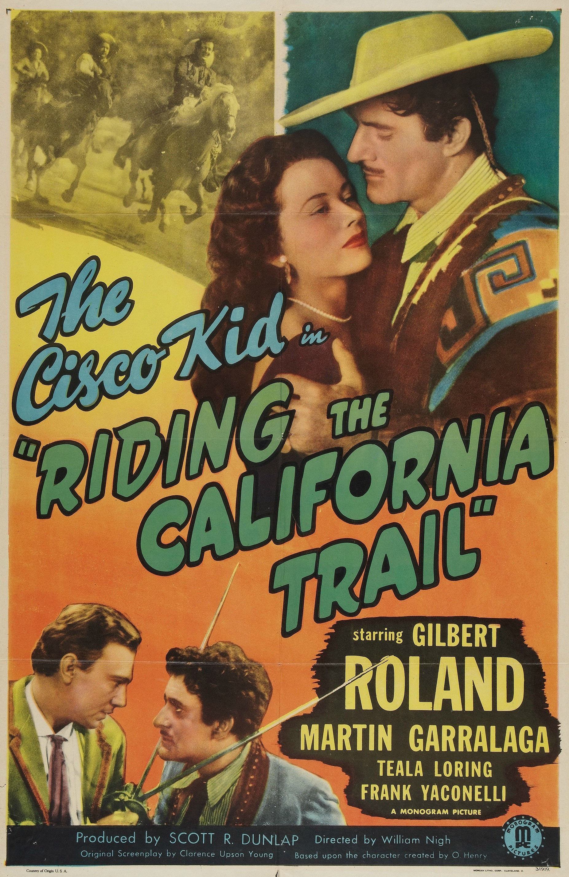 Riding the California Trail movie poster print