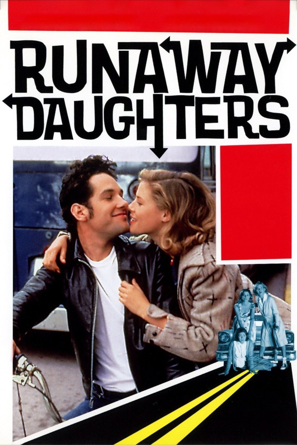 Runaway Daughters movie poster print