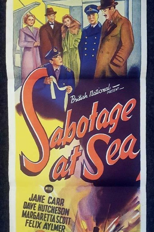 Sabotage at Sea movie poster print