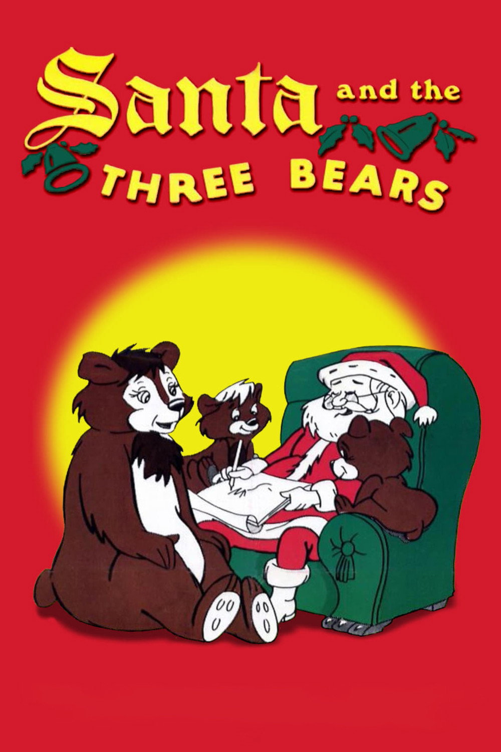 Santa and the Three Bears movie poster print