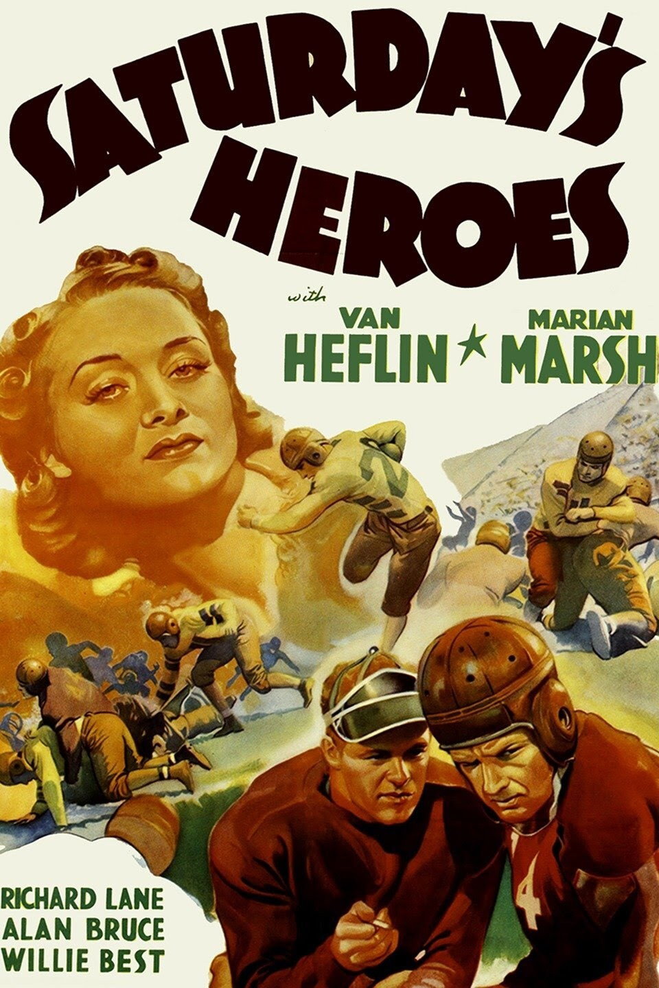 Saturday's Heroes movie poster print