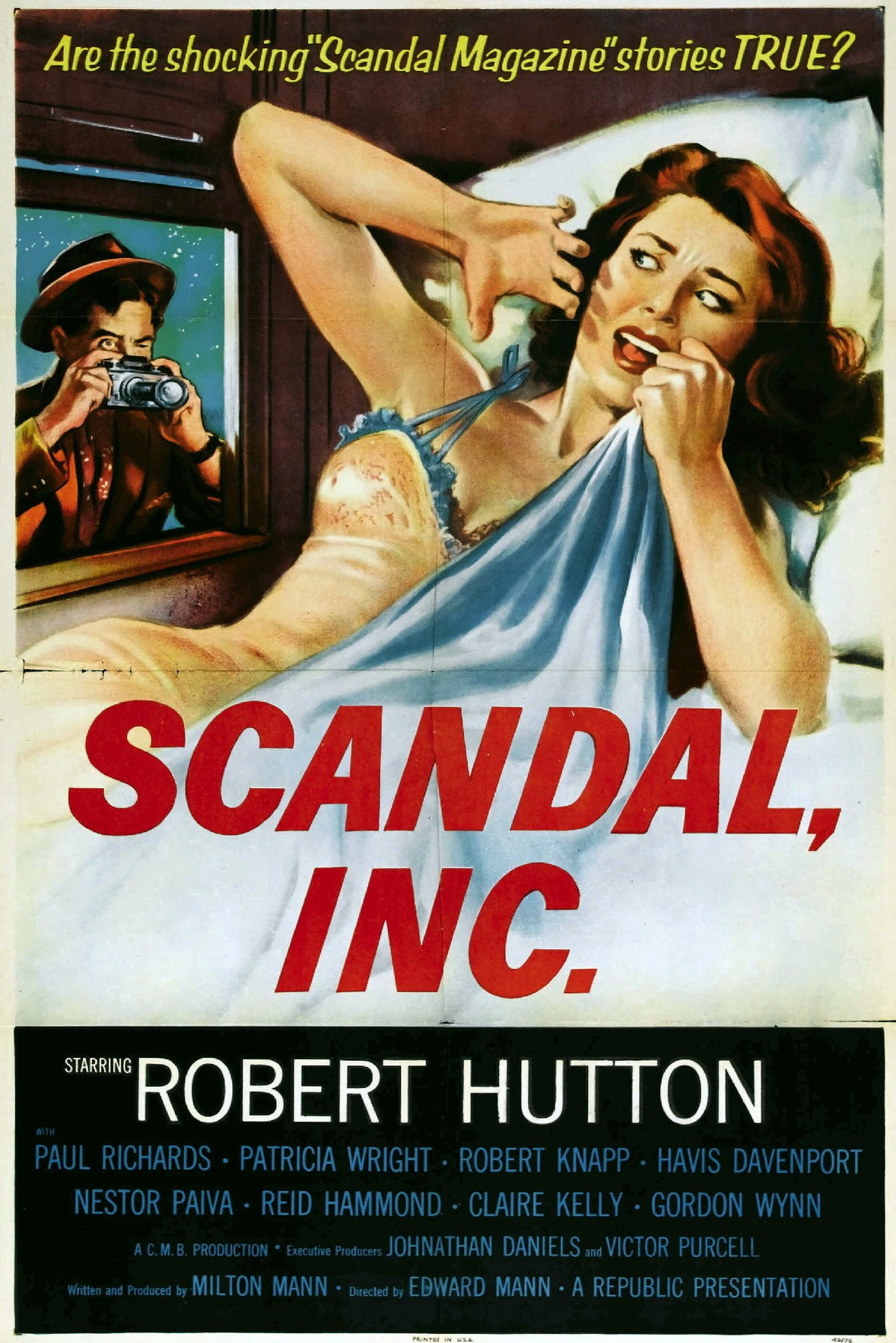Scandal Incorporated movie poster print