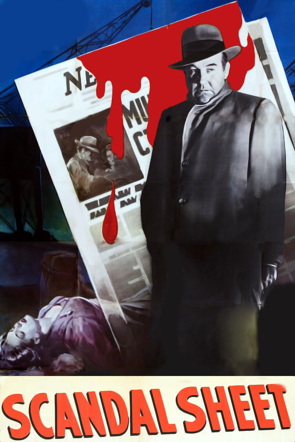 Scandal Sheet movie poster print