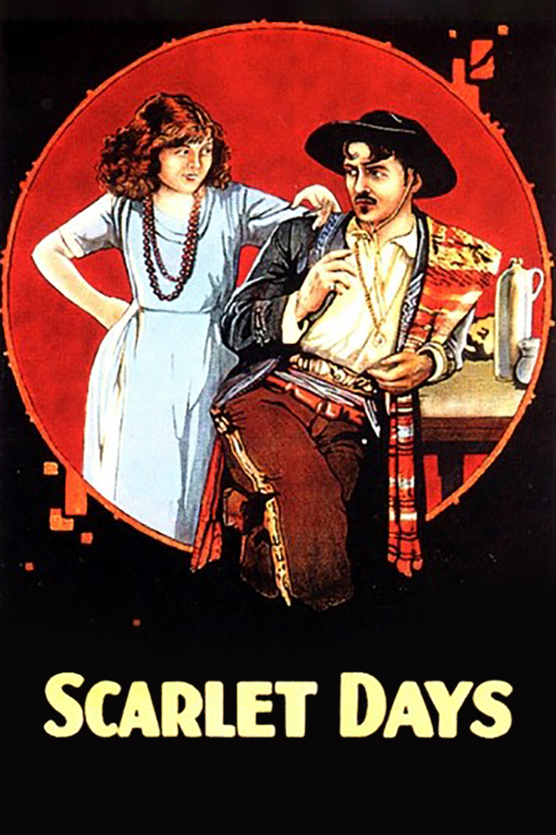 Scarlet Days movie poster print