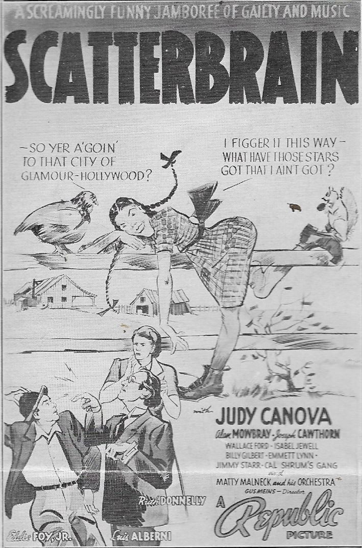 Scatterbrain movie poster print