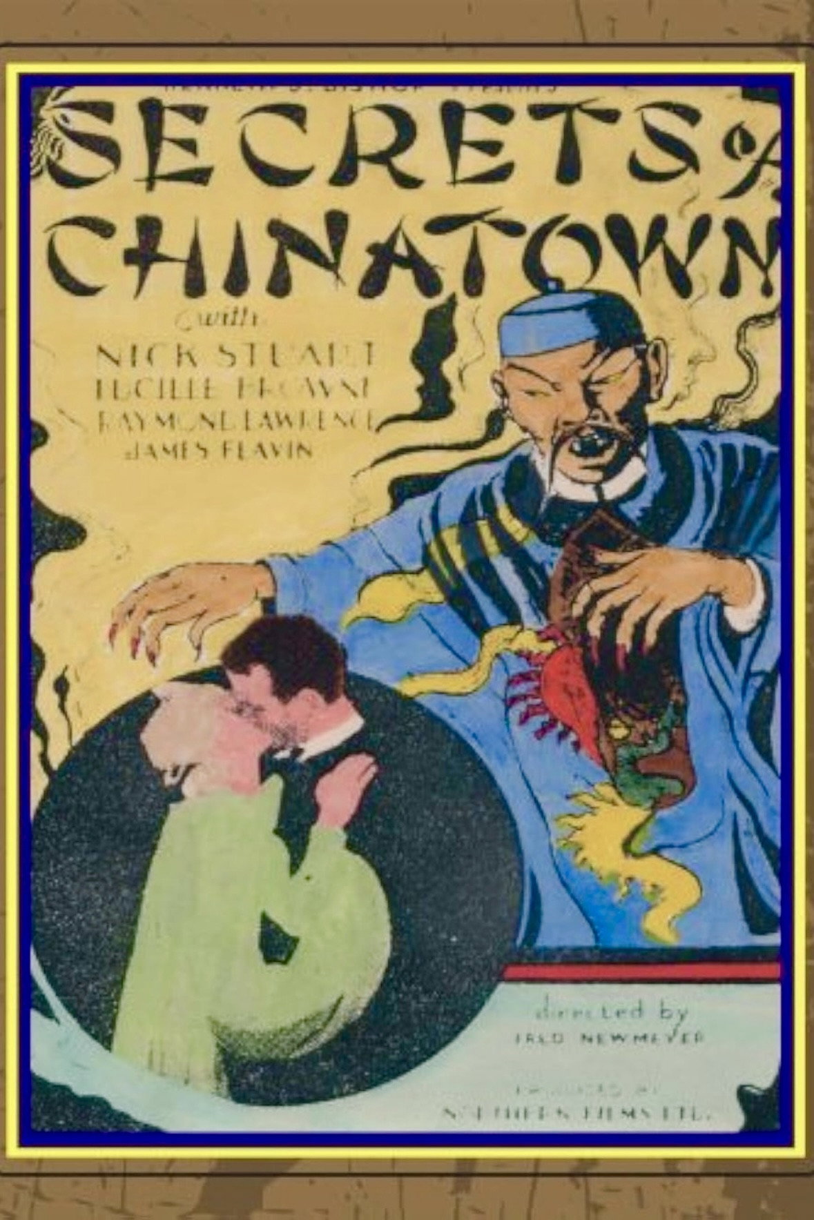 Secrets of Chinatown movie poster print