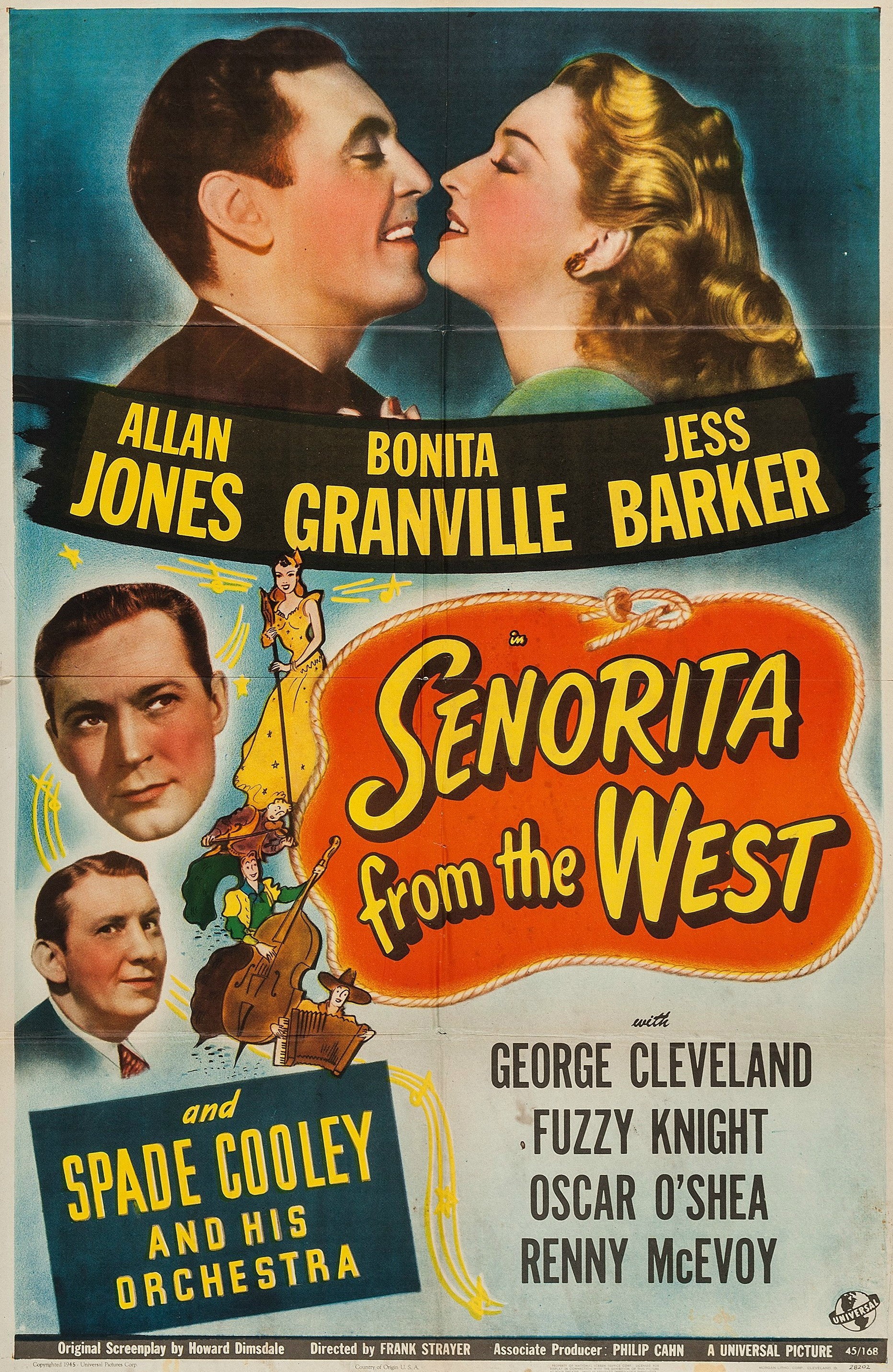 Senorita from the West movie poster print