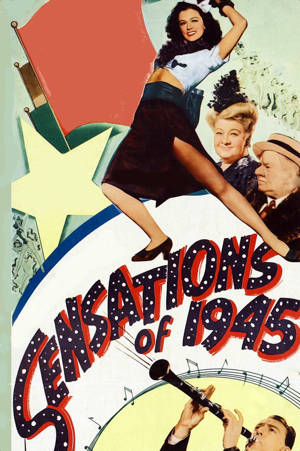 Sensations of 1945 movie poster print