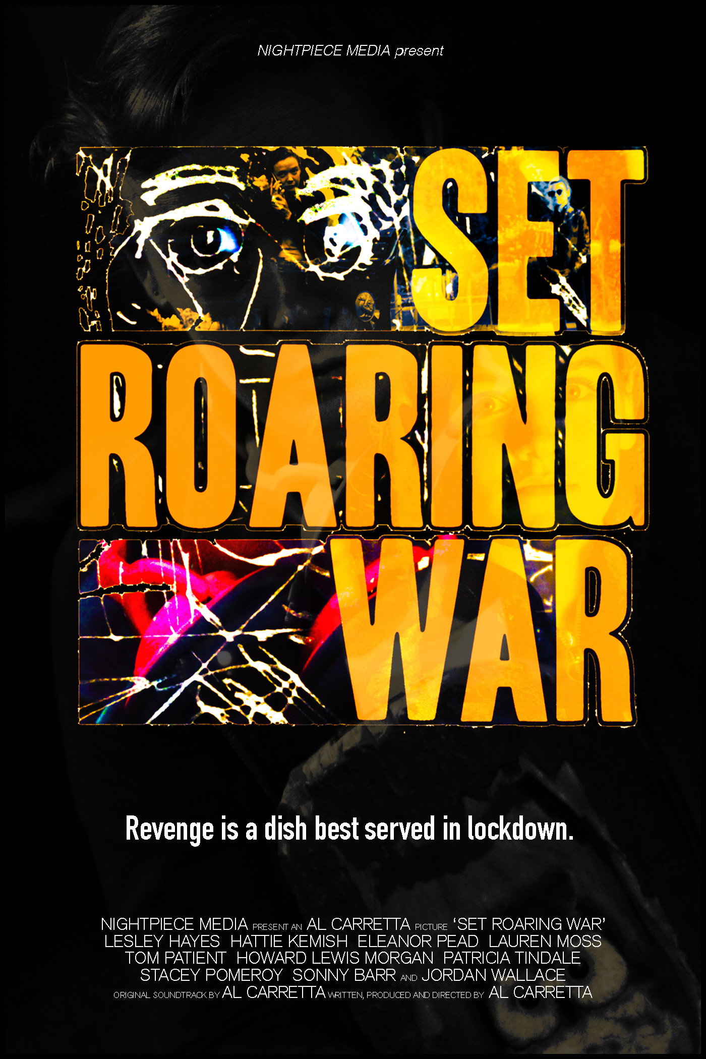Set Roaring War movie poster print