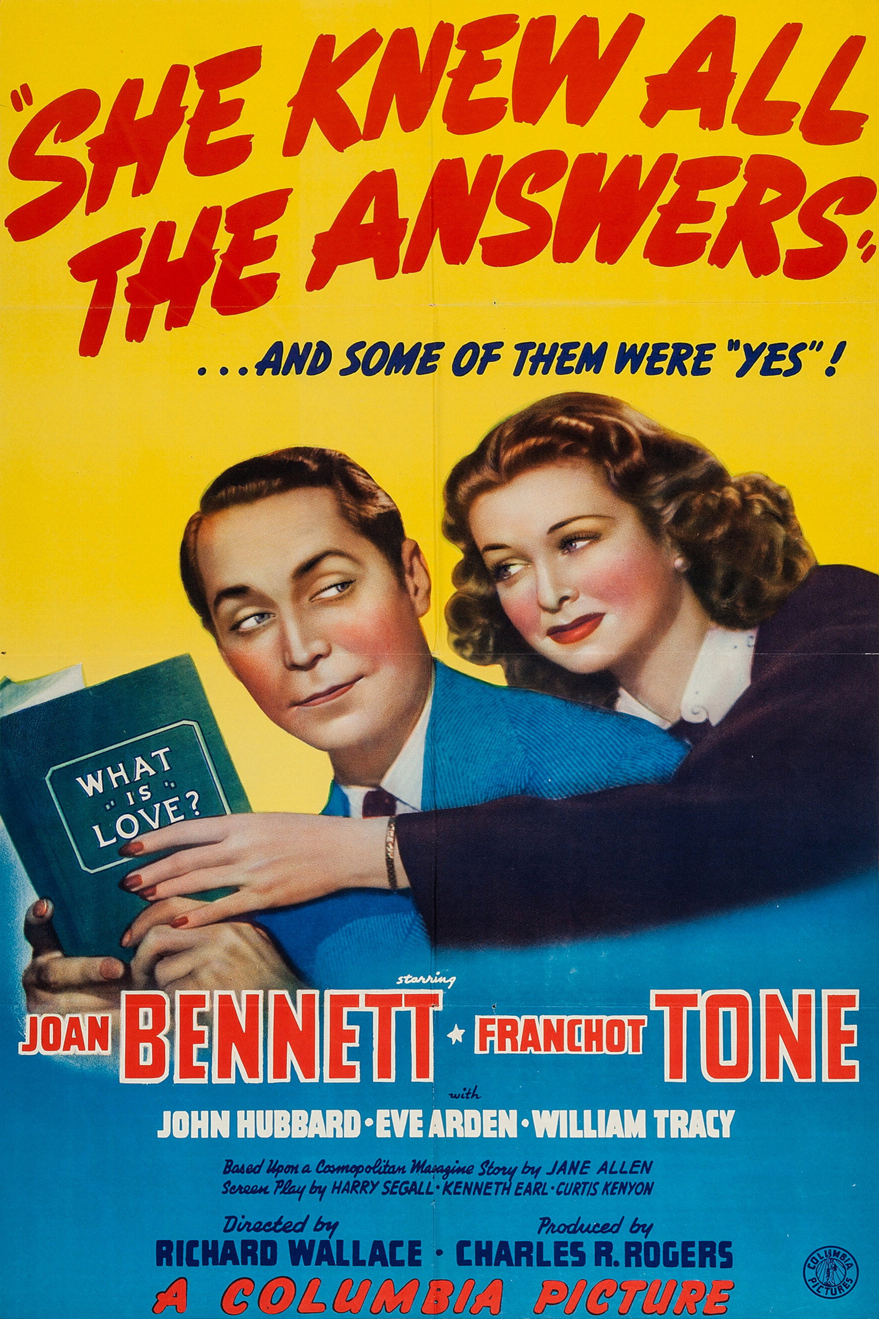 She Knew All the Answers movie poster print