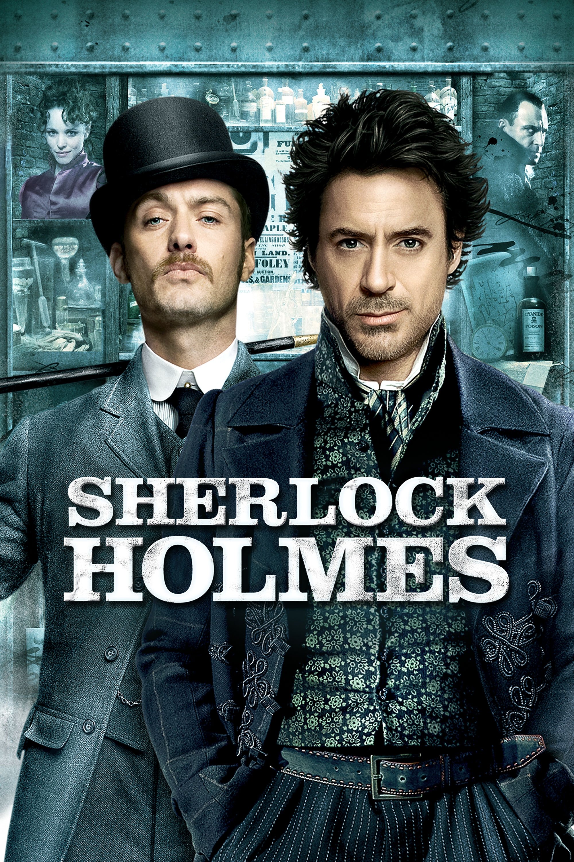Sherlock Holmes movie poster print