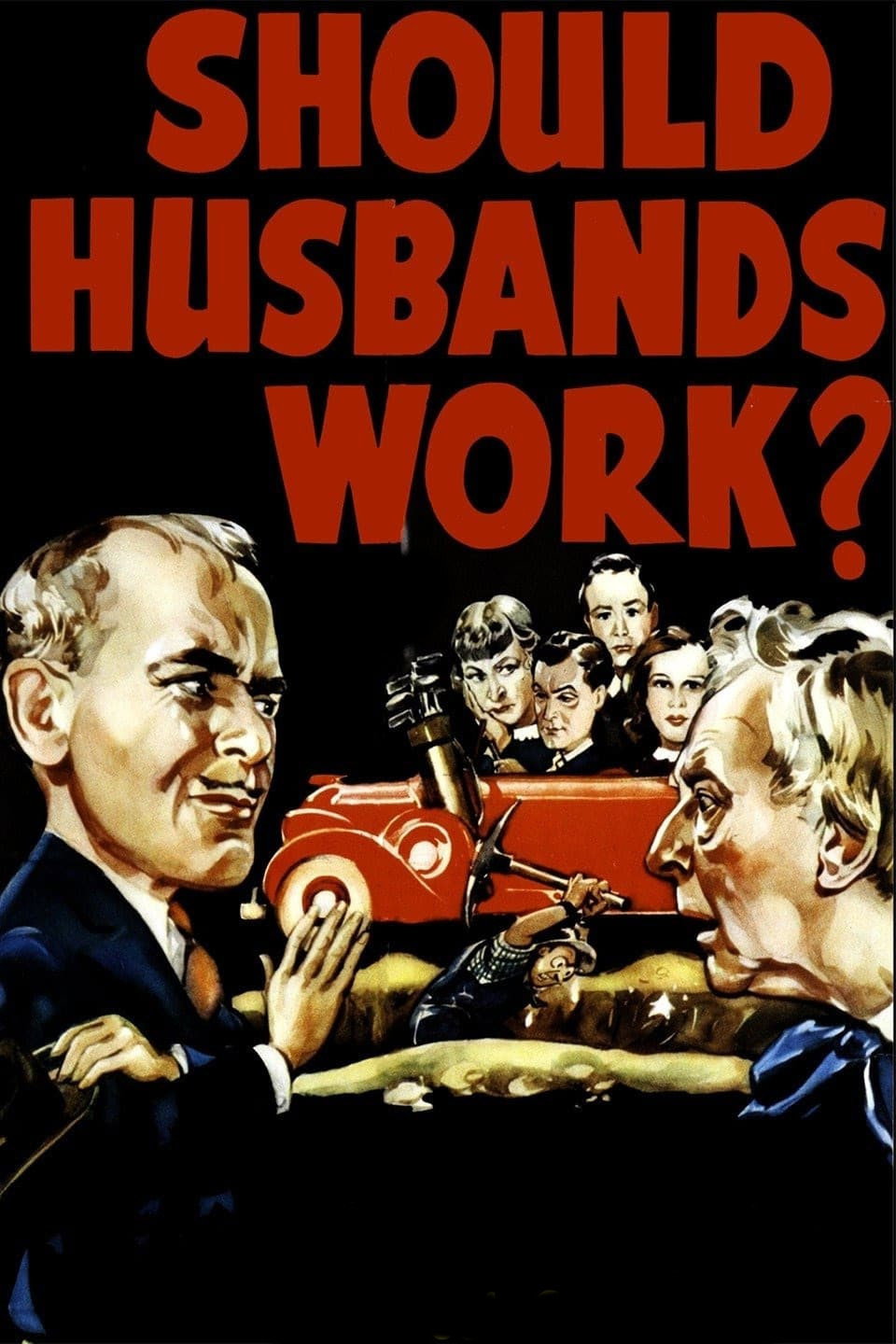 Should Husbands Work? movie poster print