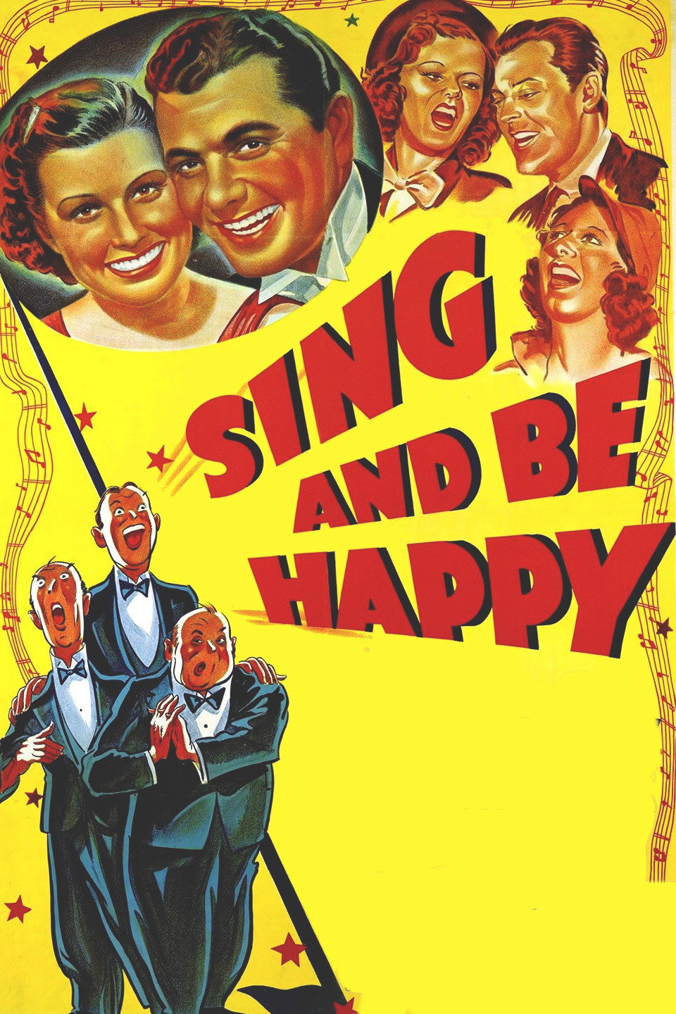 Sing and Be Happy movie poster print
