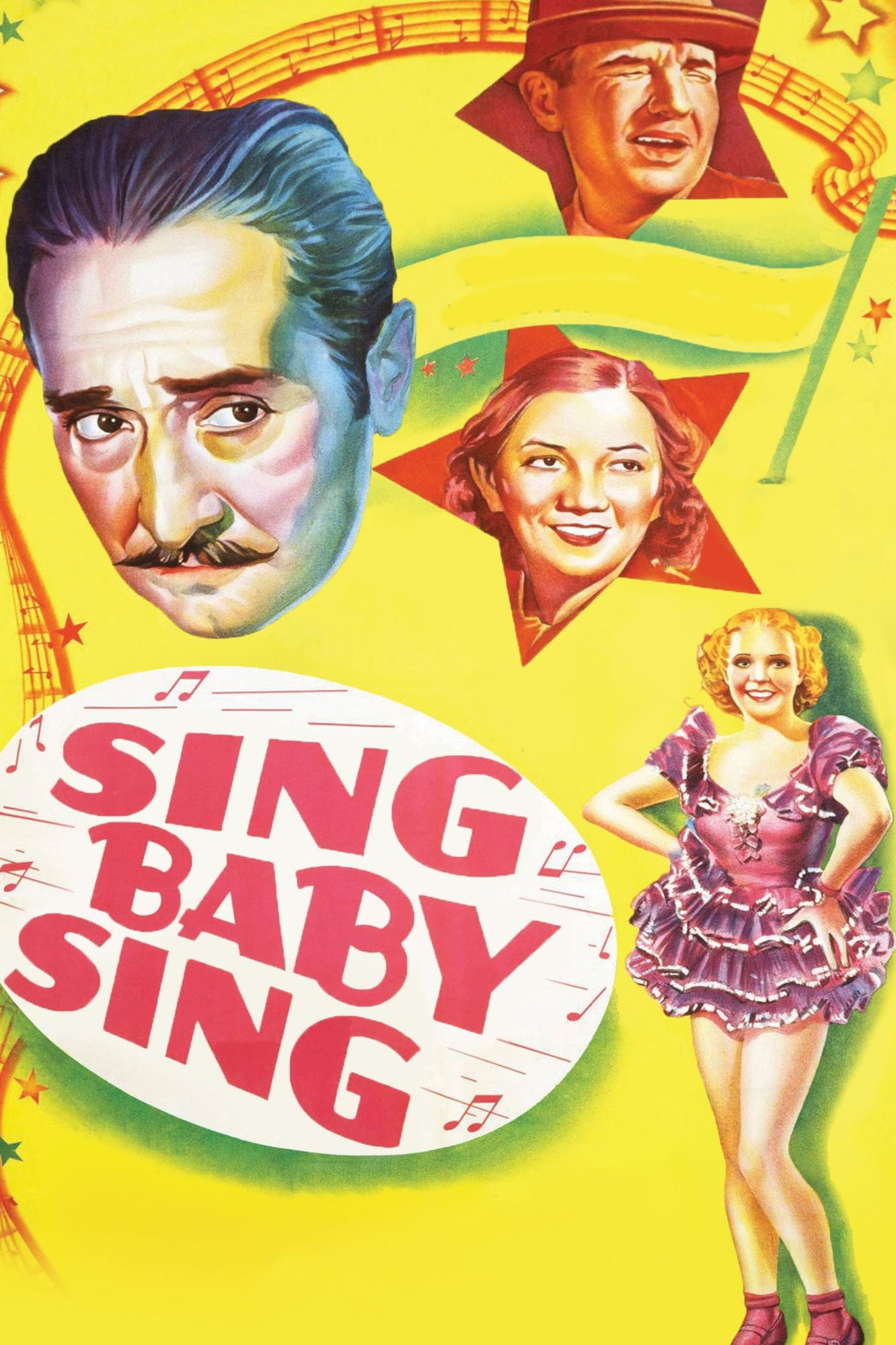 Sing, Baby, Sing movie poster print
