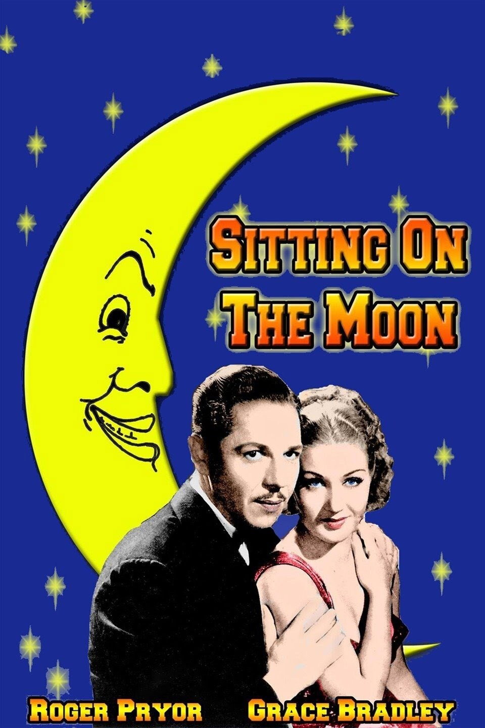 Sitting on the Moon movie poster print