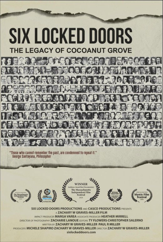 Six Locked Doors: The Legacy of Cocoanut Grove movie poster print