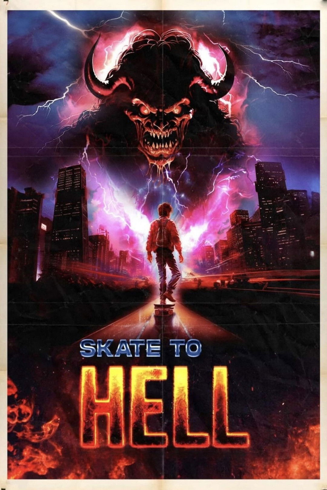 Skate to Hell movie poster print