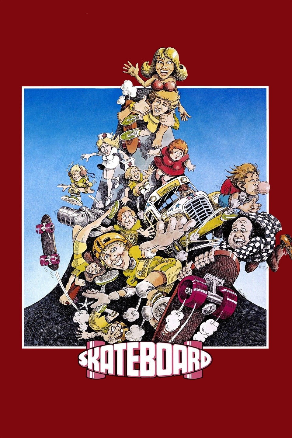 Skateboard movie poster print