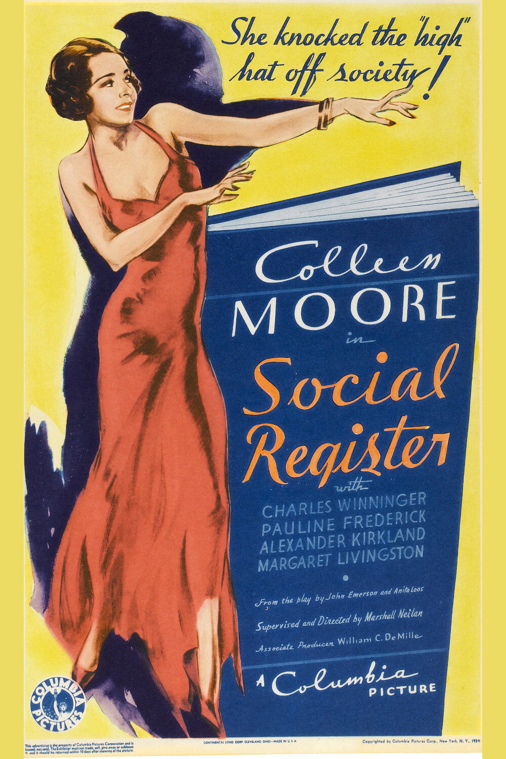 Social Register movie poster print