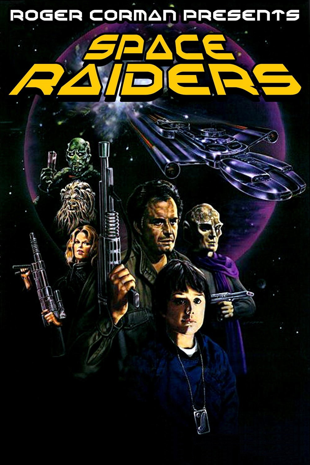 Space Raiders movie poster print