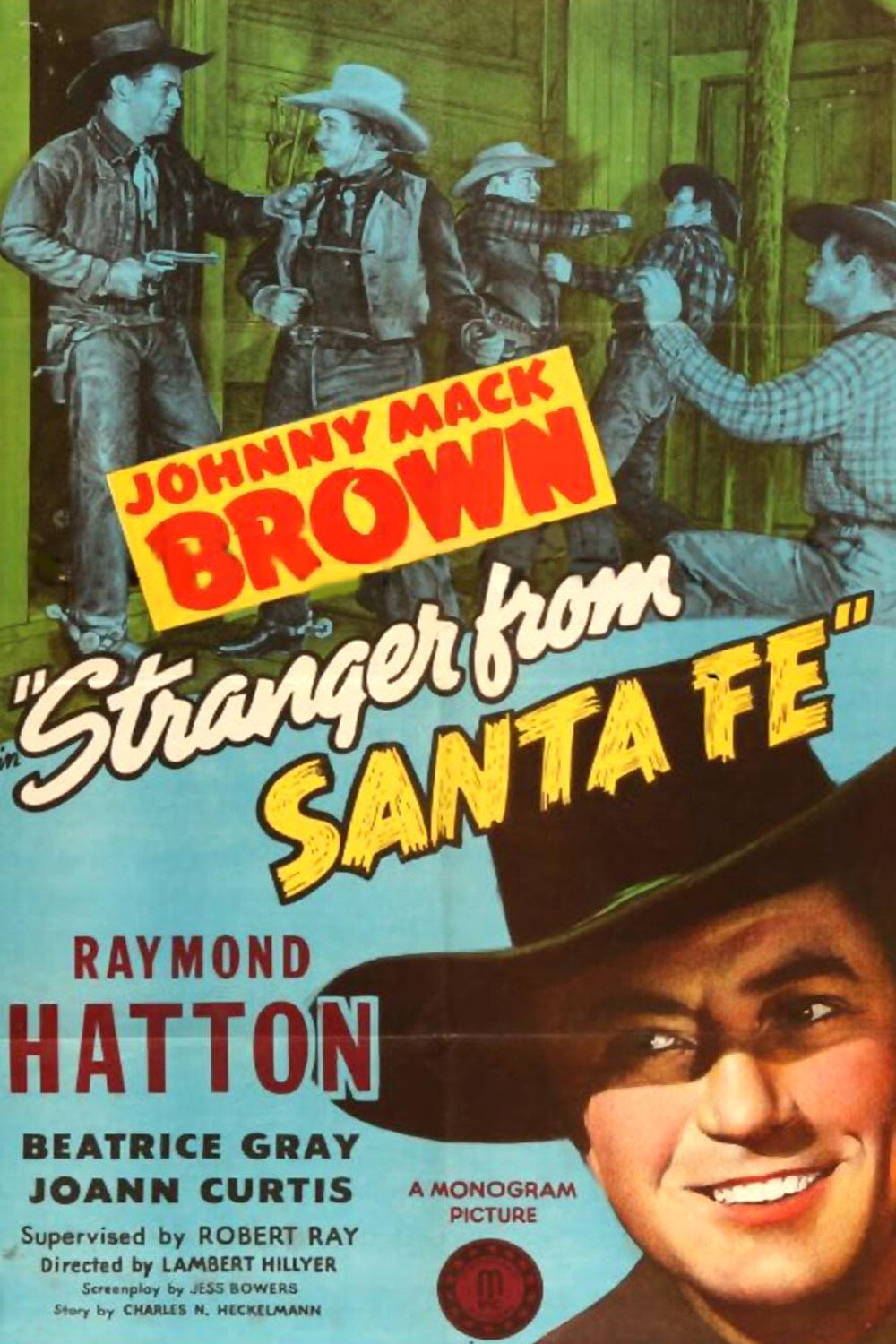 Stranger from Santa Fe movie poster print