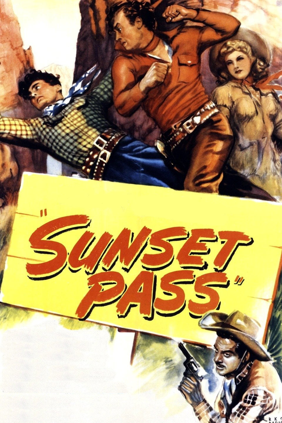 Sunset Pass movie poster print