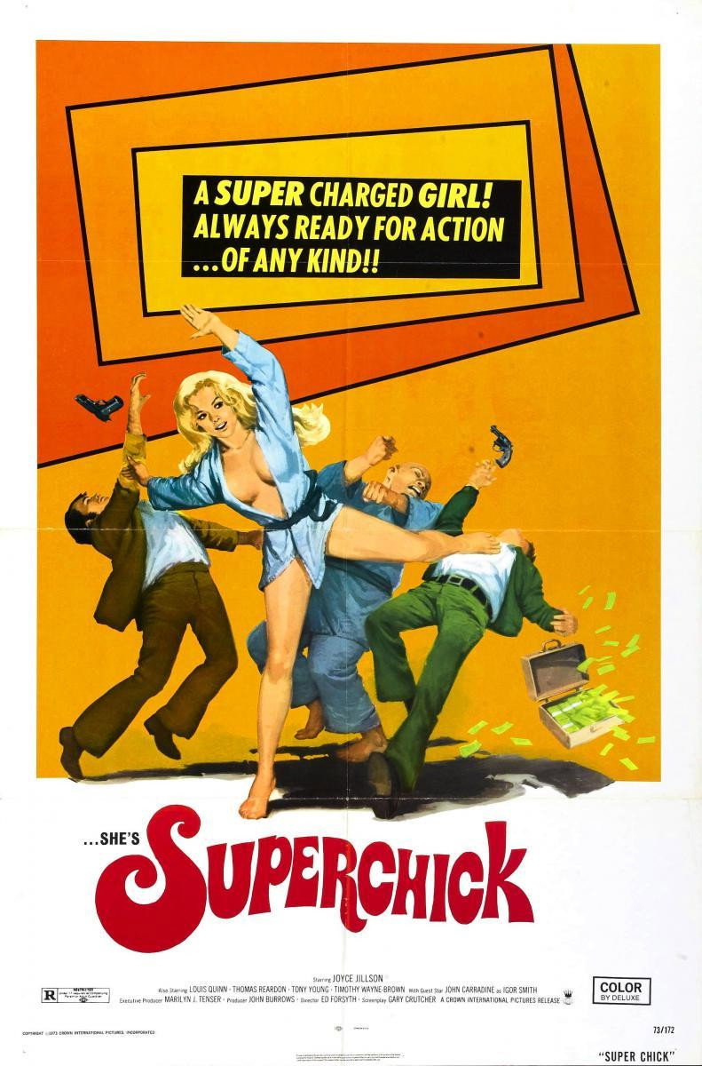 Superchick movie poster print