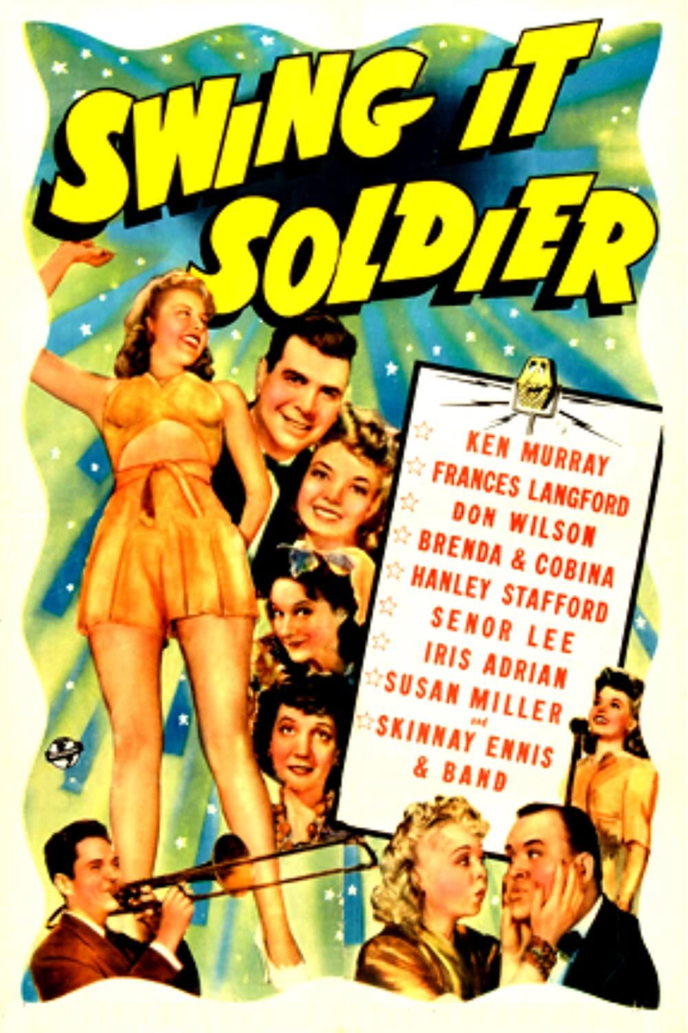 Swing It Soldier movie poster print
