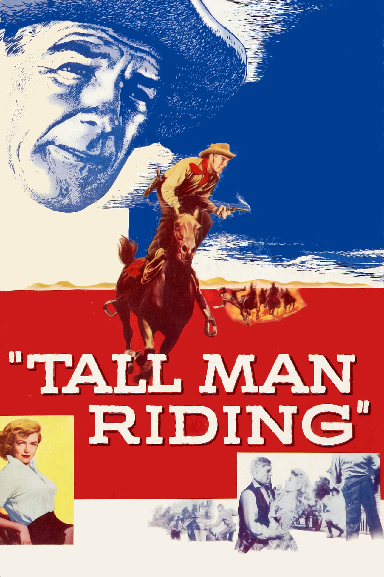Tall Man Riding movie poster print
