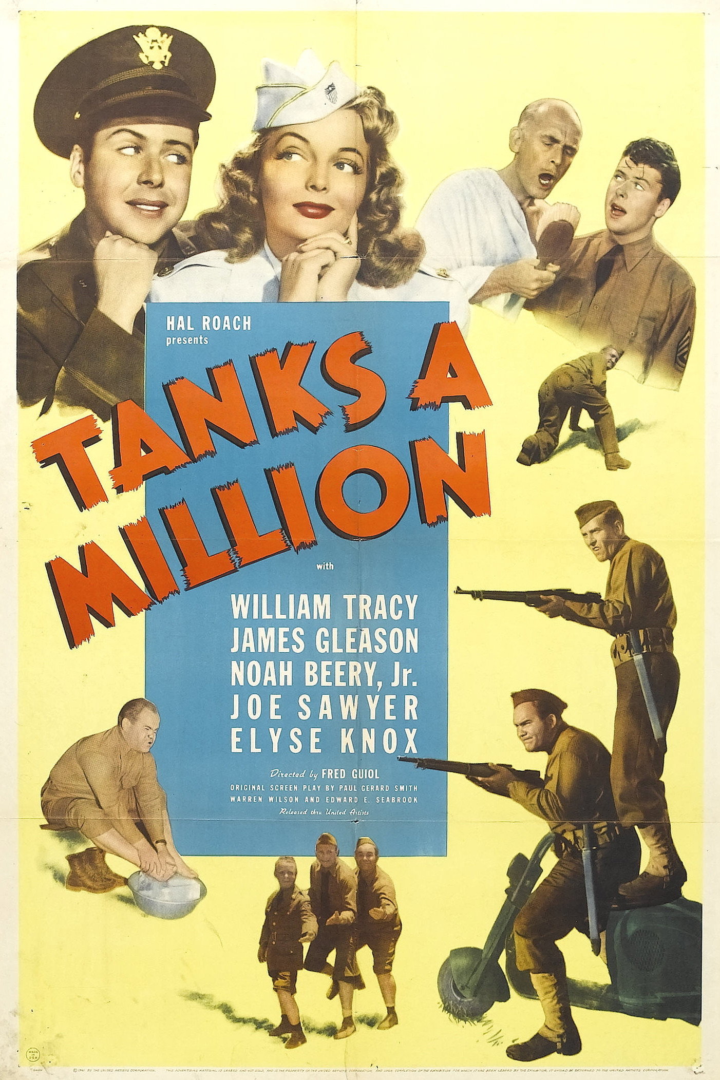Tanks a Million movie poster print