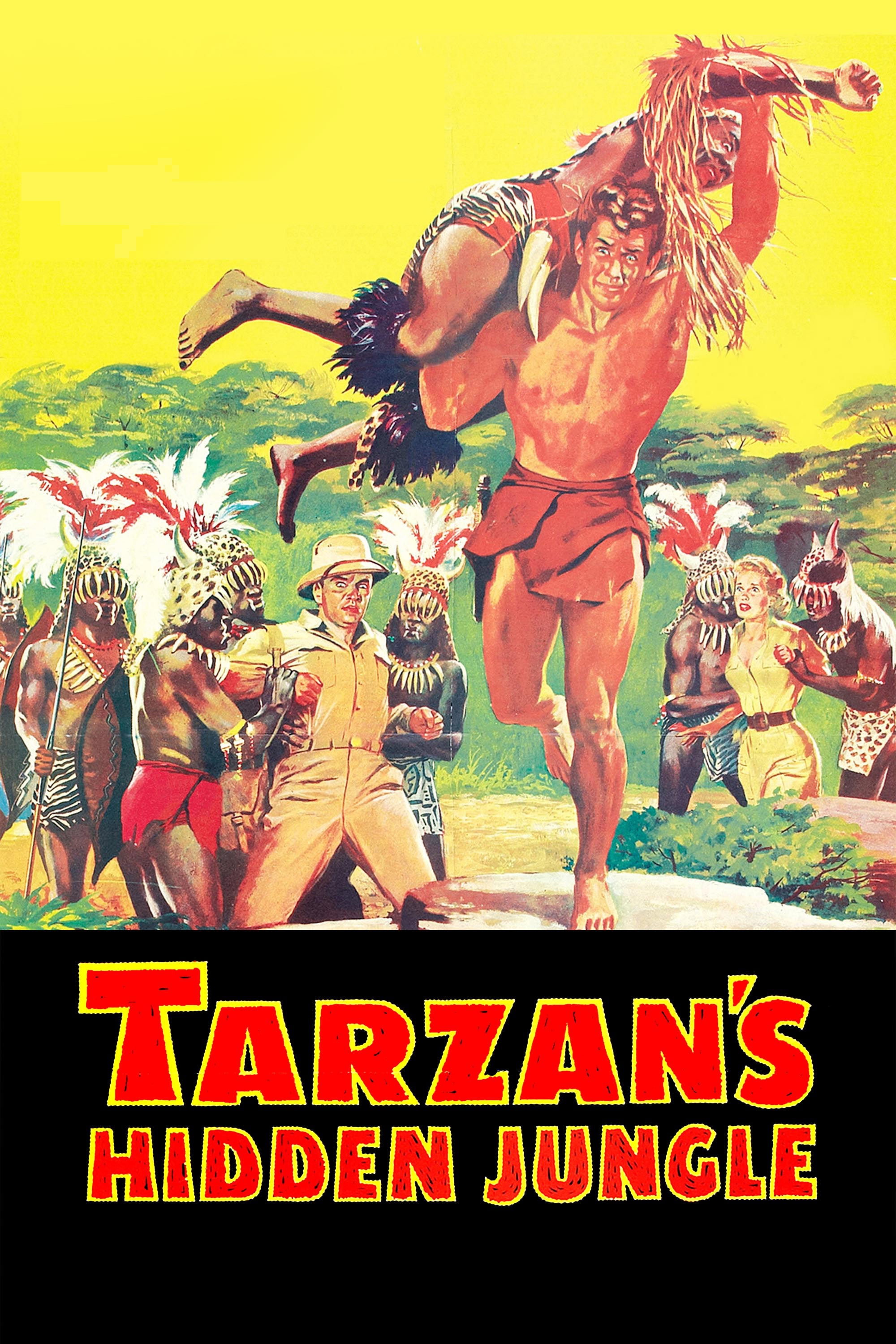 Tarzan's Hidden Jungle movie poster print