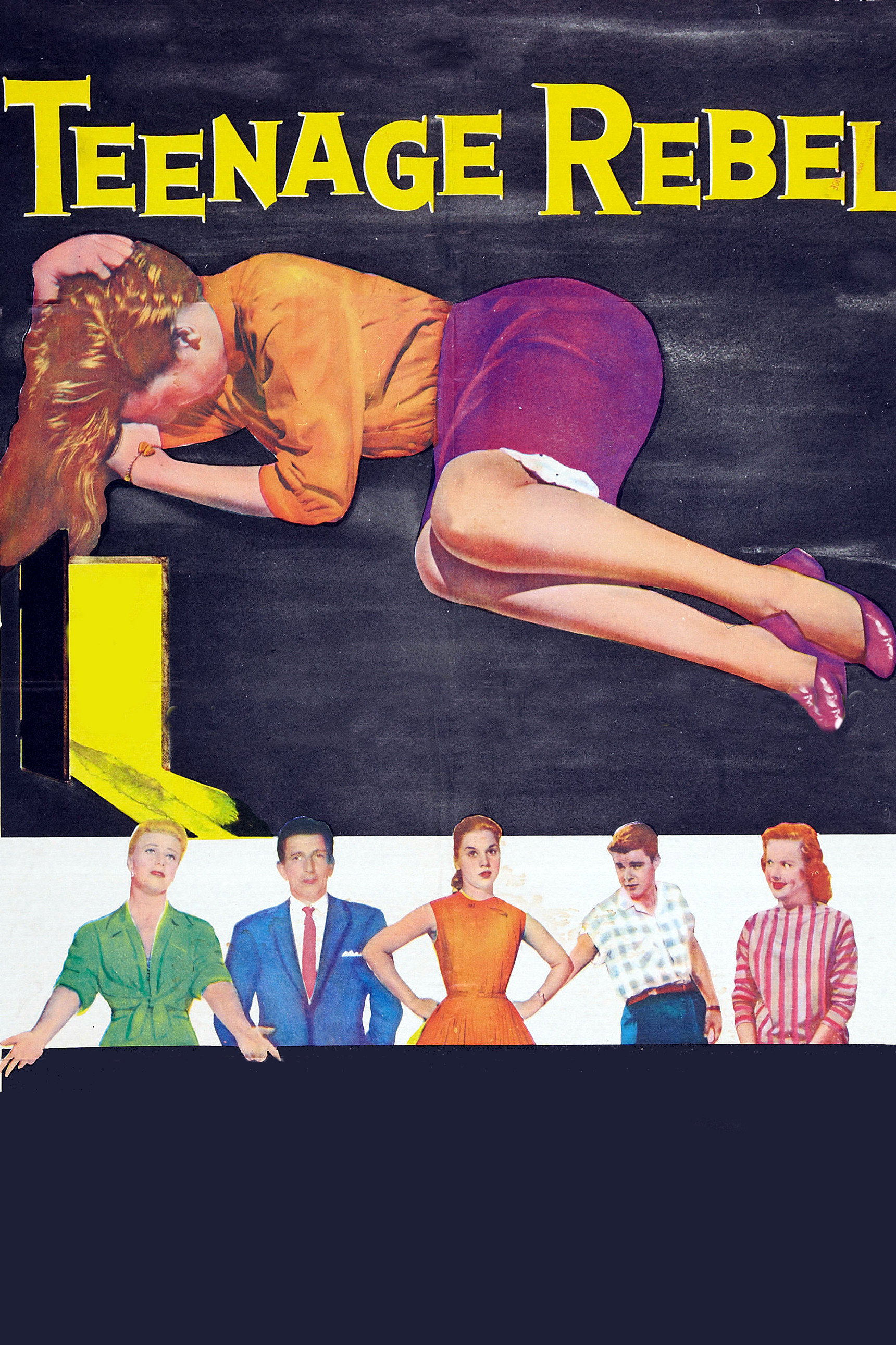 Teenage Rebel movie poster print