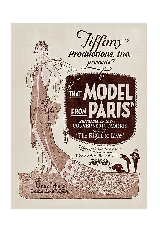 That Model from Paris movie poster print