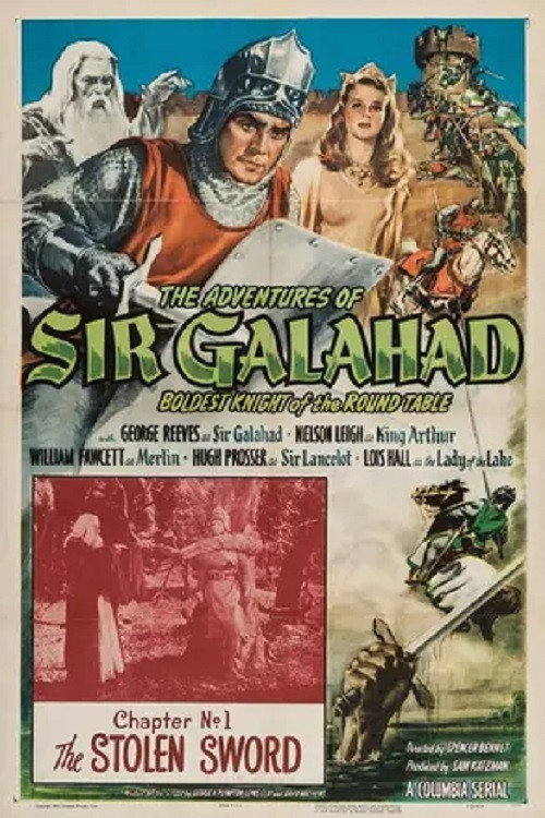 The Adventures of Sir Galahad movie poster print