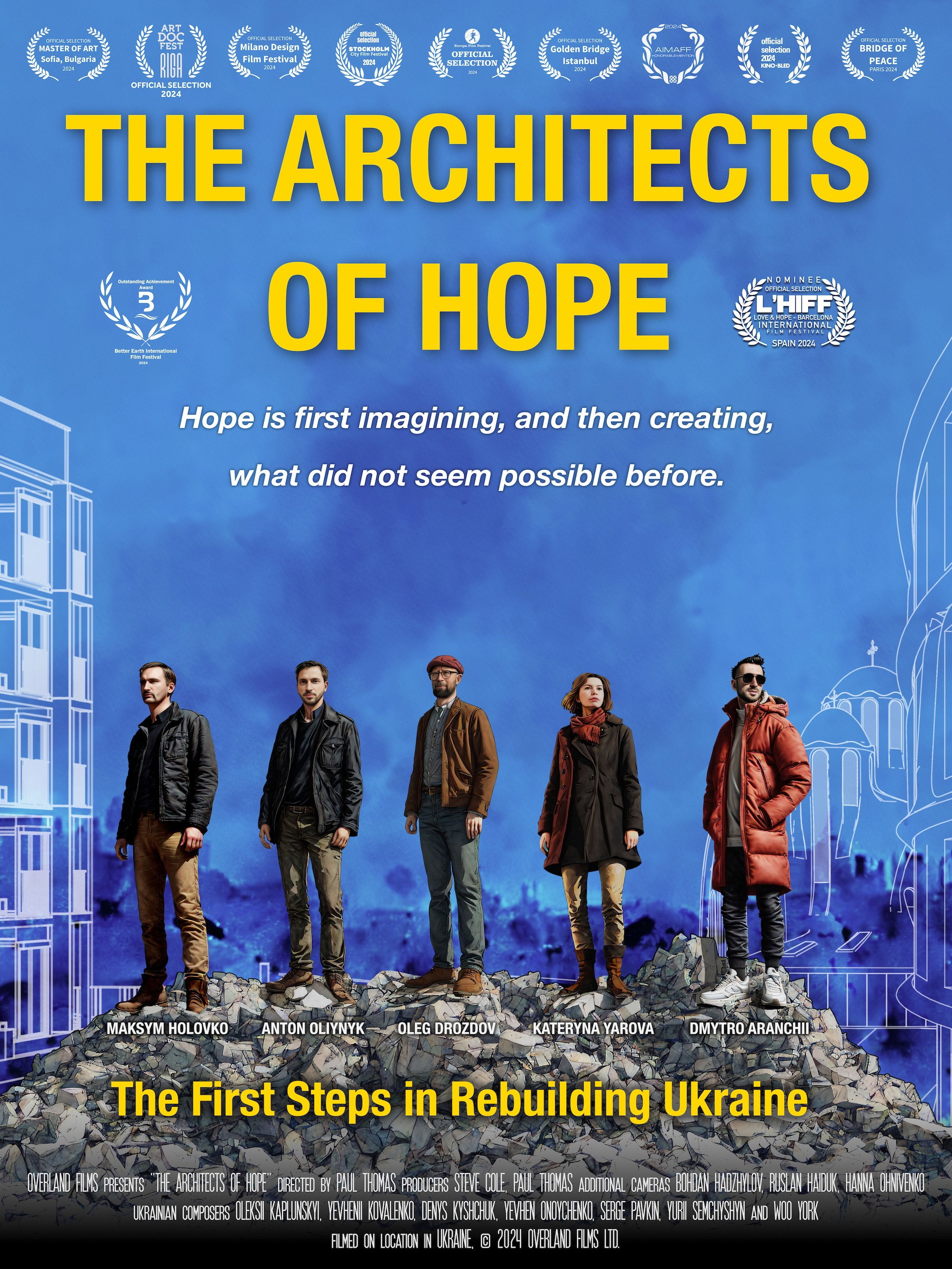 The Architects of Hope: The First Steps in Rebuilding Ukraine movie poster print