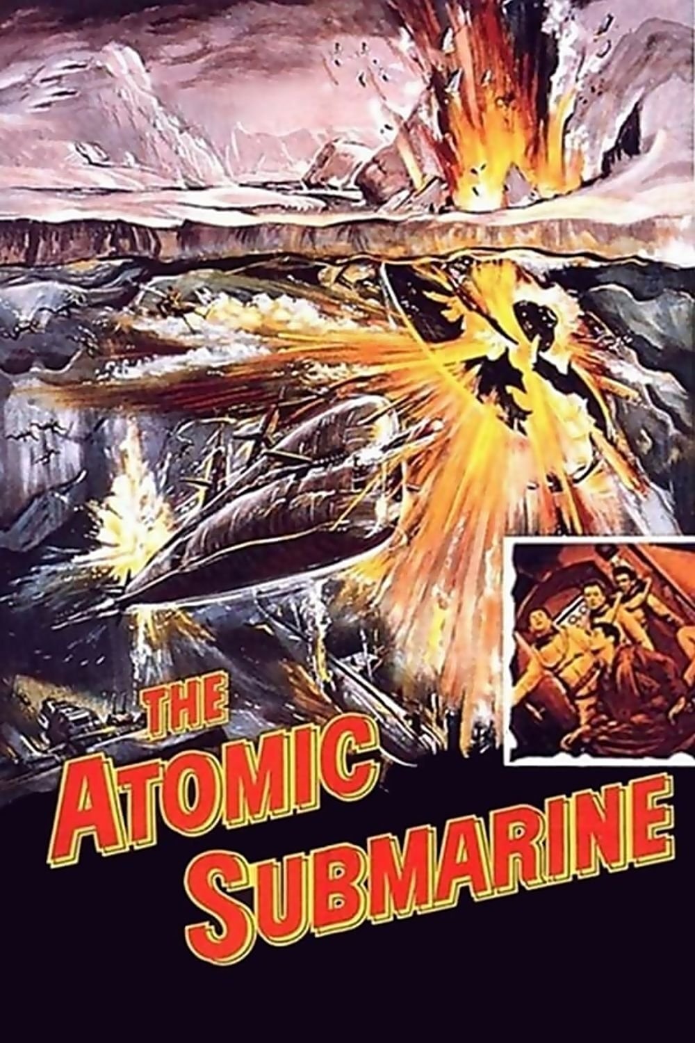 The Atomic Submarine movie poster print