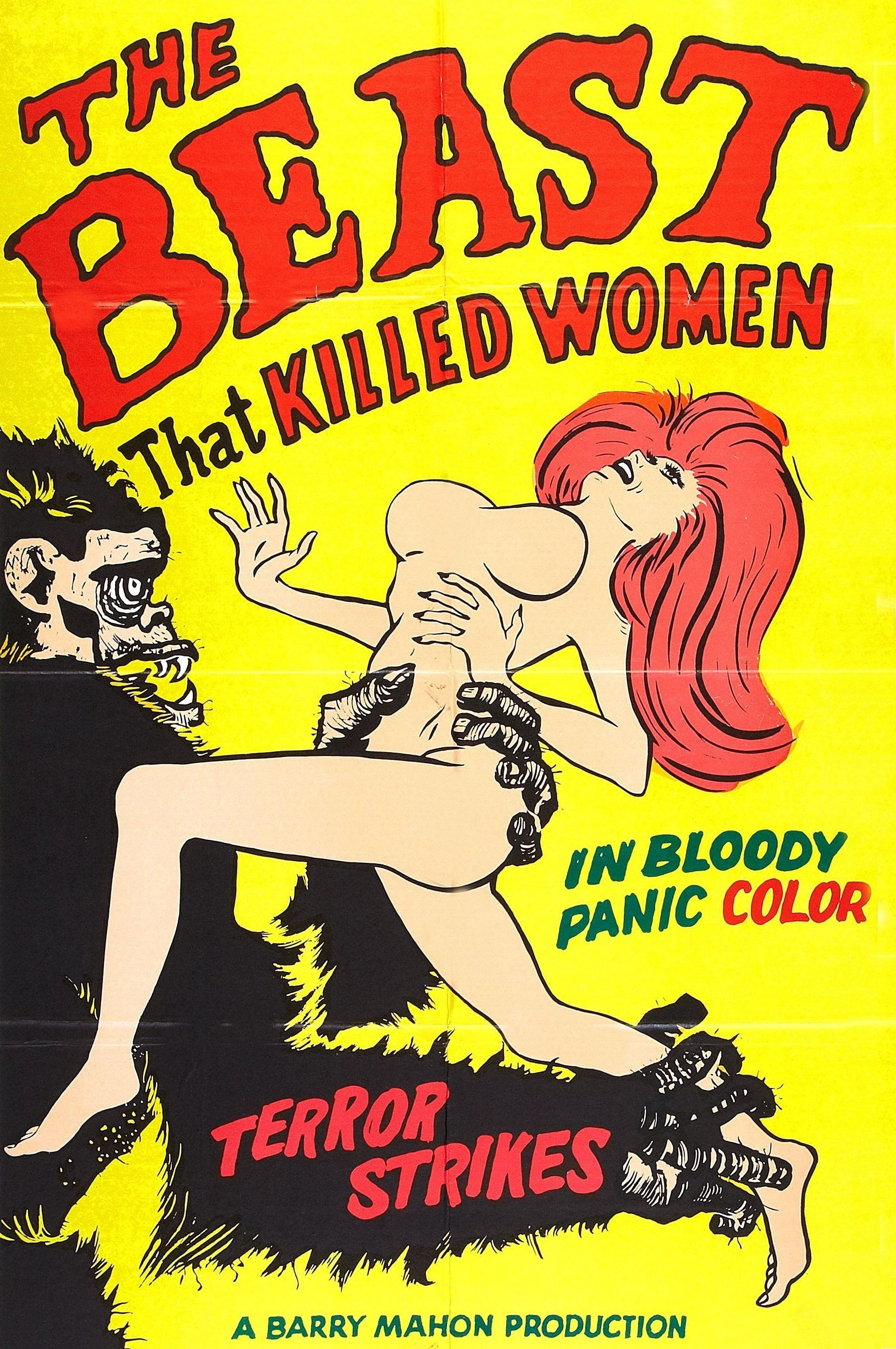 The Beast That Killed Women movie poster print