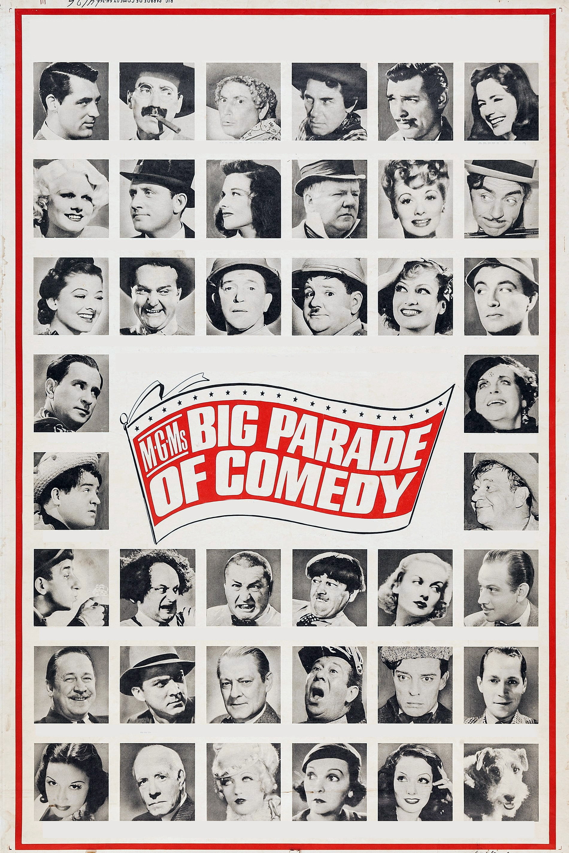 The Big Parade of Comedy movie poster print