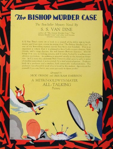 The Bishop Murder Case movie poster print