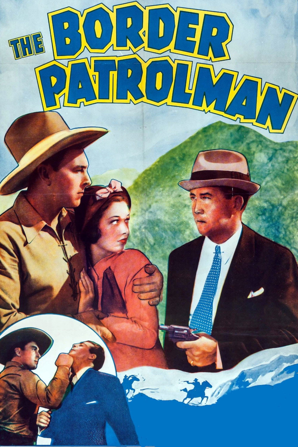 The Border Patrolman movie poster print