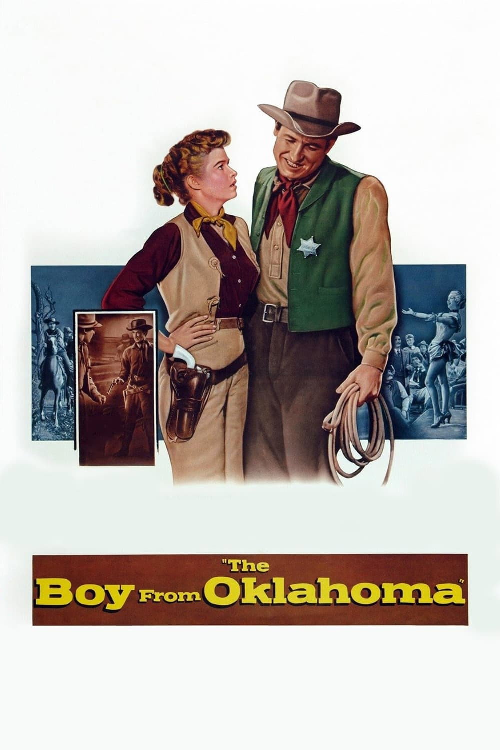 The Boy from Oklahoma movie poster print
