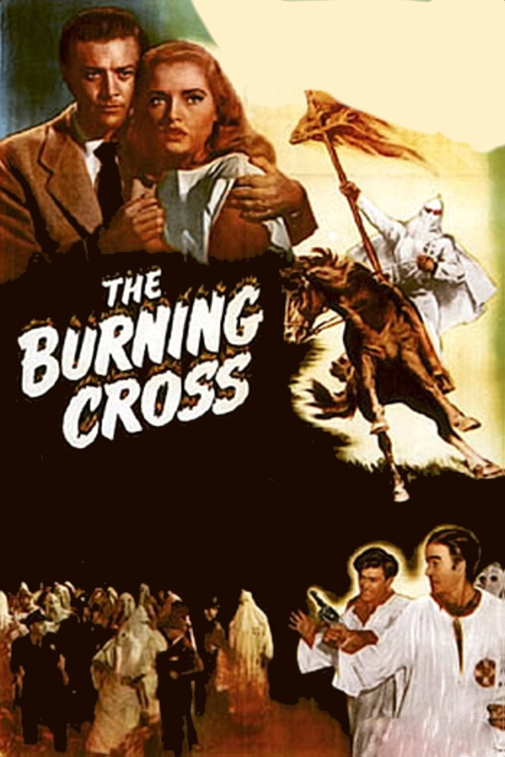 The Burning Cross movie poster print
