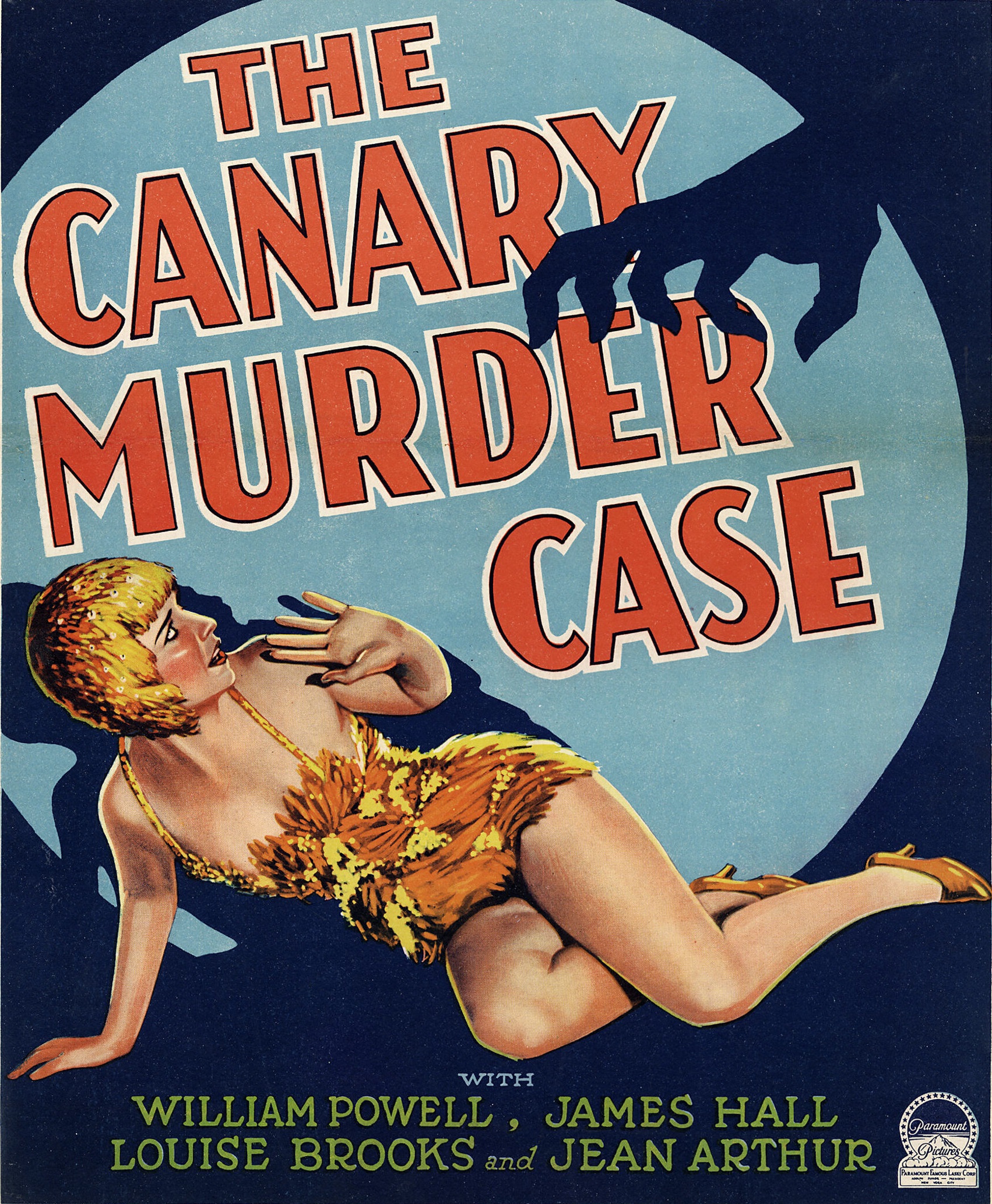 The Canary Murder Case movie poster print