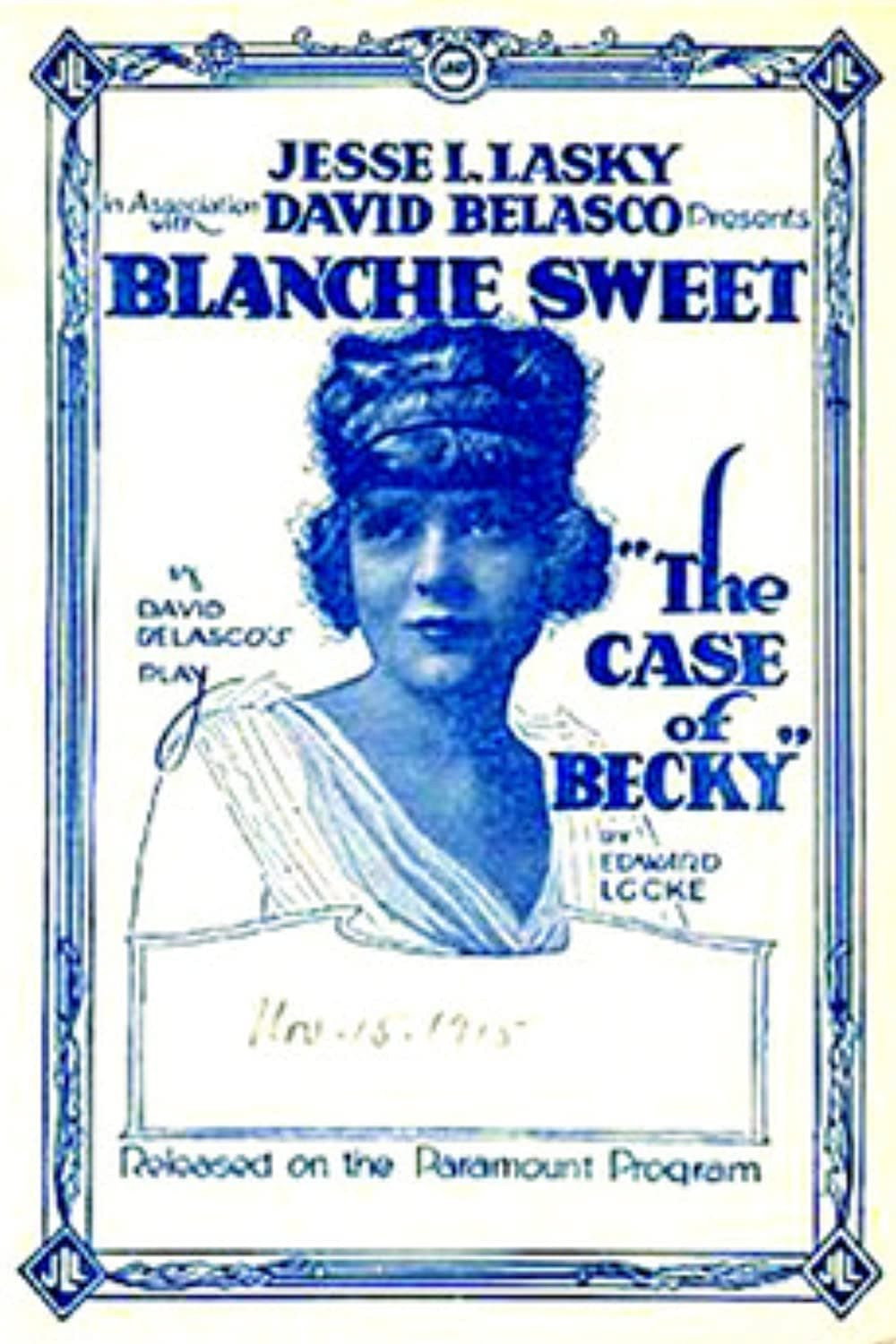 The Case of Becky movie poster print