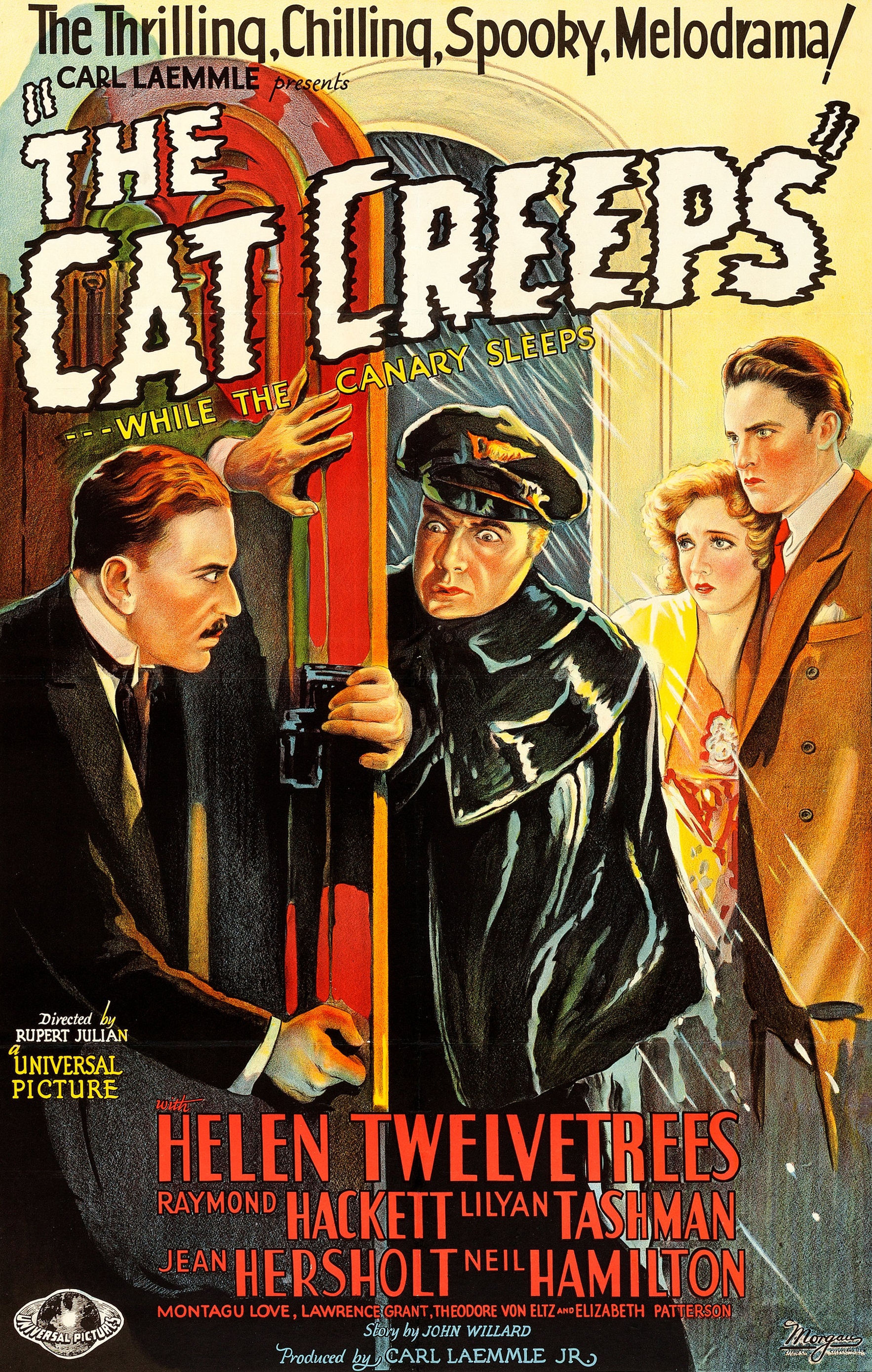 The Cat Creeps movie poster print
