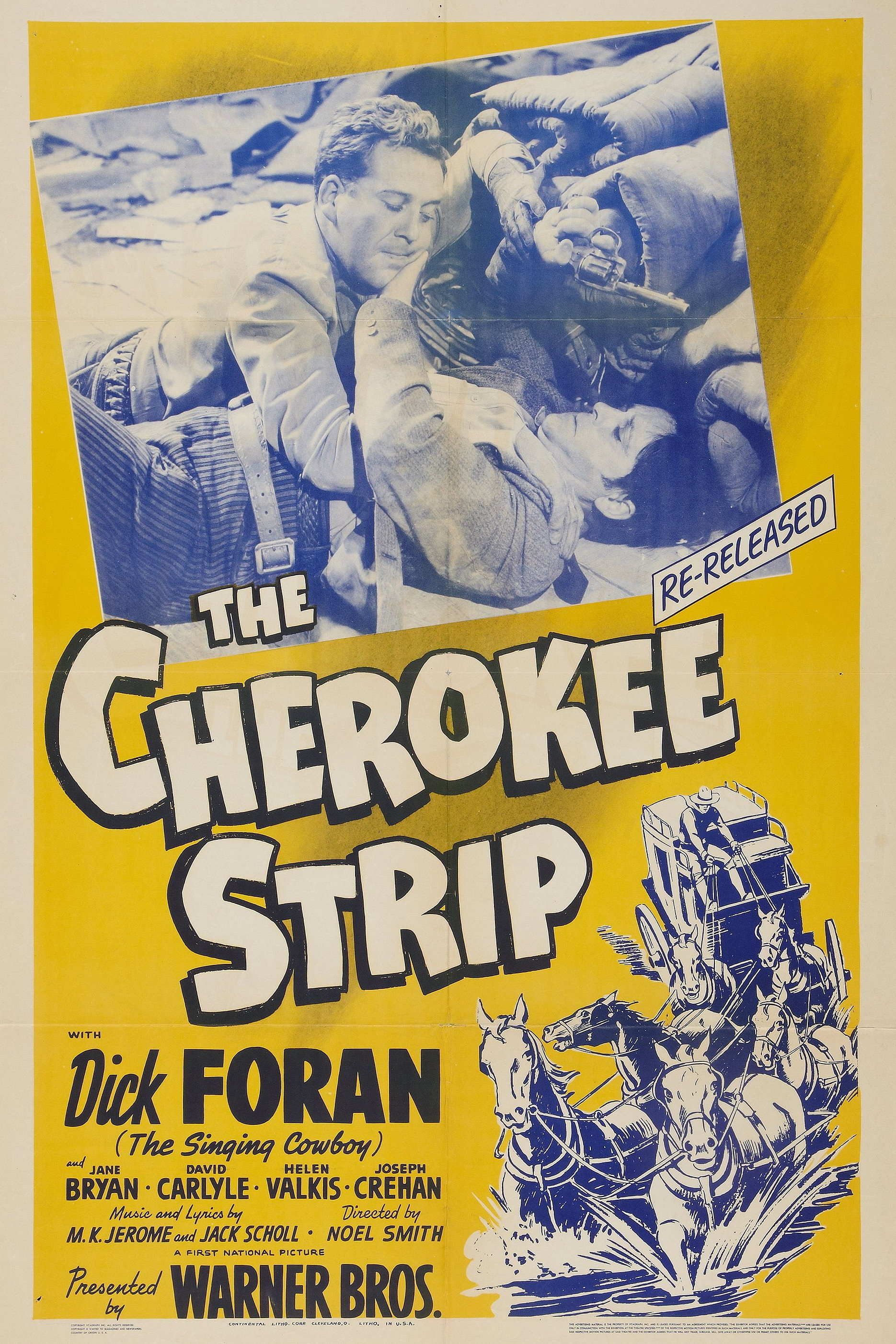 The Cherokee Strip movie poster print